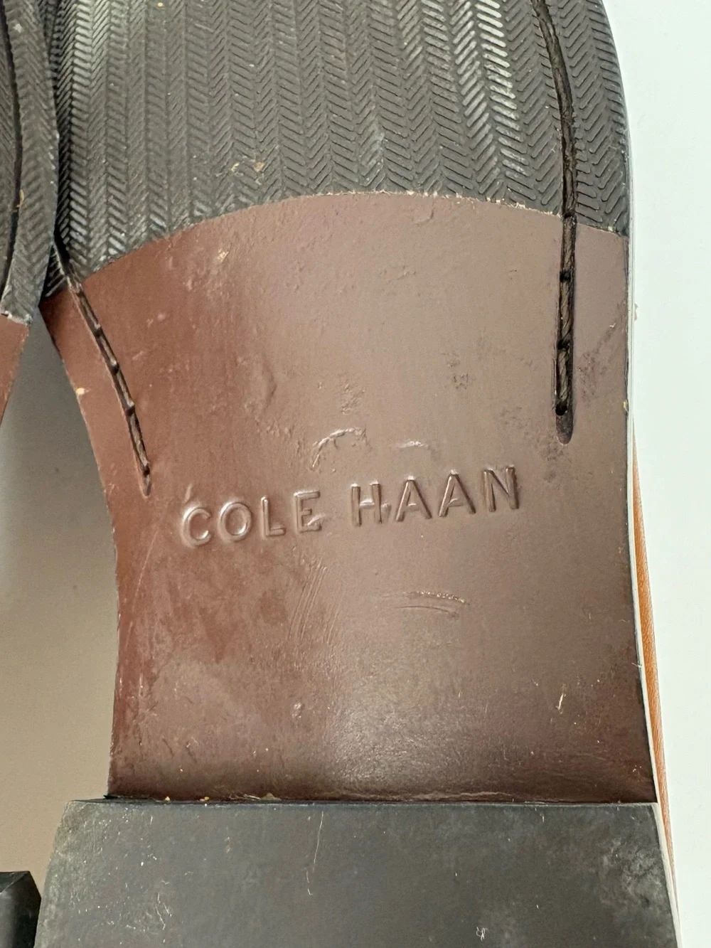 Cole Haan Pinch Prep Penny Loafer - Men's Brown Shoes Size 10.5W 01462